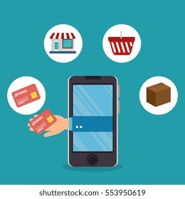 electronic commerce business icon