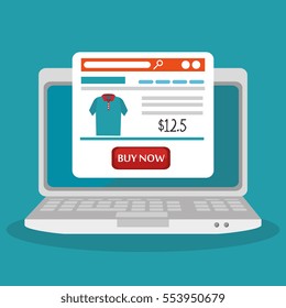 electronic commerce business icon