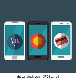 electronic commerce business icon