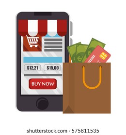 electronic commerce business icon
