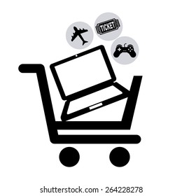 electronic commerce design, vector illustration eps10 graphic 