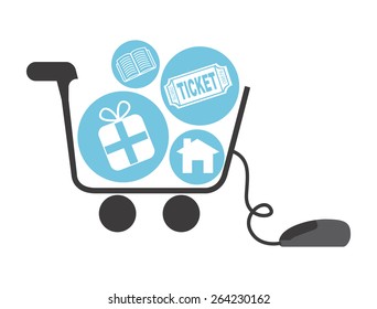 electronic commerce design, vector illustration eps10 graphic 
