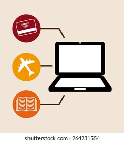 electronic commerce design, vector illustration eps10 graphic 