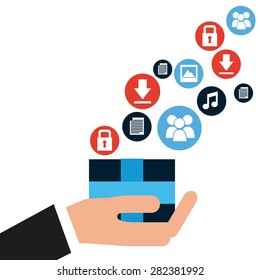 electronic commerce design, vector illustration eps10 graphic 