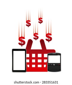 electronic commerce design, vector illustration eps10 graphic 