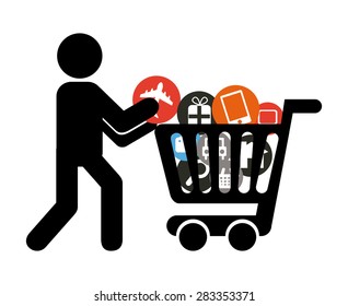 electronic commerce design, vector illustration eps10 graphic 