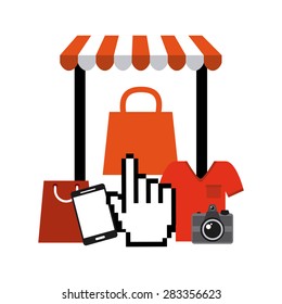 electronic commerce design, vector illustration eps10 graphic 