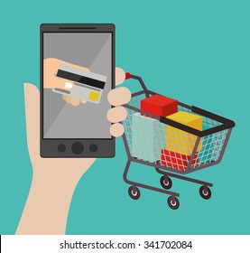 electronic commerce design, vector illustration eps10 graphic 