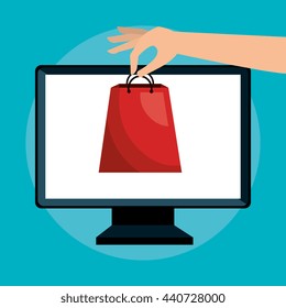 electronic commerce design, vector illustration eps10 graphic 