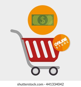 electronic commerce design, vector illustration eps10 graphic 
