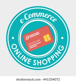 electronic commerce design, vector illustration eps10 graphic 