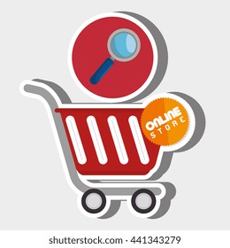 electronic commerce design, vector illustration eps10 graphic 