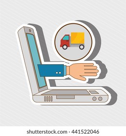 electronic commerce design, vector illustration eps10 graphic 