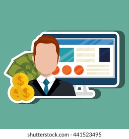 electronic commerce design, vector illustration eps10 graphic 