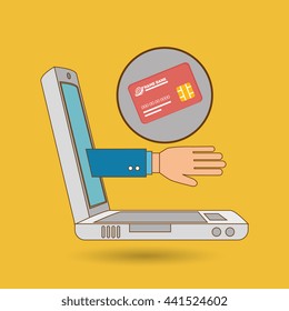electronic commerce design, vector illustration eps10 graphic 
