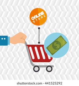 electronic commerce design, vector illustration eps10 graphic 