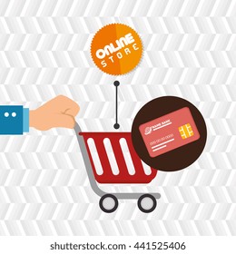 electronic commerce design, vector illustration eps10 graphic 