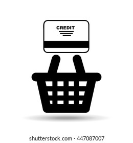 electronic commerce isolated icon design, vector illustration  graphic 