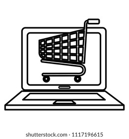 electronic commerce with laptop