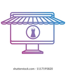 electronic commerce with monitor computer