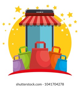 electronic commerce set icons
