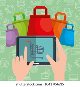 electronic commerce set icons