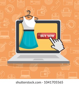 electronic commerce set icons