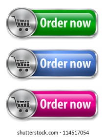 Electronic commerce web elements for online store. Vector illustration