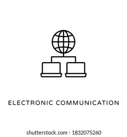 Electronic Communication icon in vector. Logotype