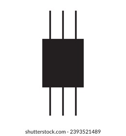 Electronic components icon vector illustration logo design
