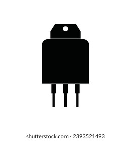 Electronic components icon vector illustration logo design