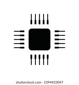 Electronic components icon vector illustration logo design