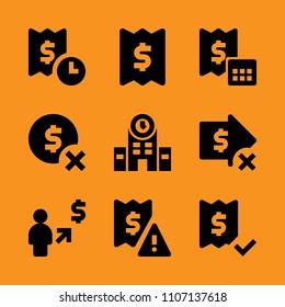 electronic, computer, template and technology icon set. Vector illustration for web and design.