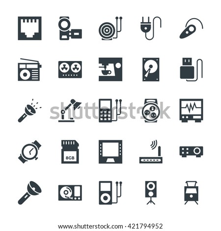 Electronic Cool Vector Icons 6