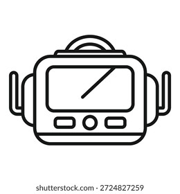 Dispositivo Electrónica para la comunicación con antena, Botones, pantalla y micrófono