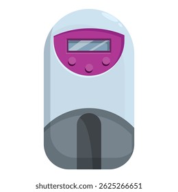 Dispositivo Electrónica con pantalla digital y Botones, diseñado para controlar y monitorear el consumo de energía, promoviendo una gestión eficiente de los recursos
