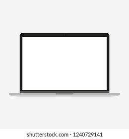 Electronic device in flat style style, vector