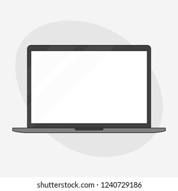 Electronic device in flat style style, vector