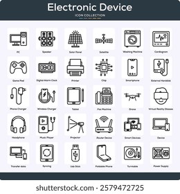 Electronic Device icon collection set