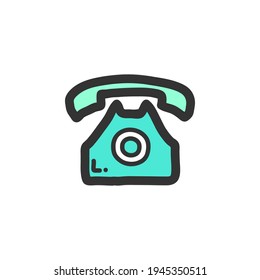 icono de contorno de contorno de dispositivo electrónico icono plano.