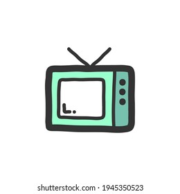 electronic device icon outline stroke flat icon.