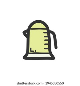 electronic device icon outline stroke flat icon.