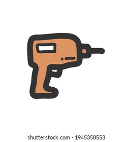 electronic device icon outline stroke flat icon.