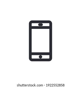 Electronic device. Line icon, outline vector sign, linear style pictogram isolated on white background.