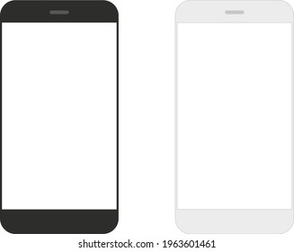 Electronic device mobile phone editable simple illustration graphic icon