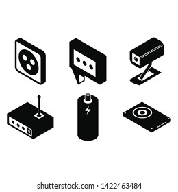electronic device and smart gadget icons