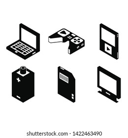 electronic device and smart gadget icons