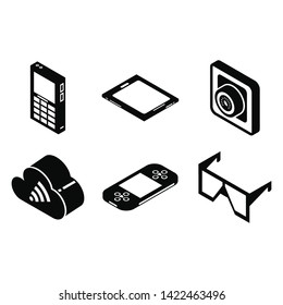 electronic device and smart gadget icons
