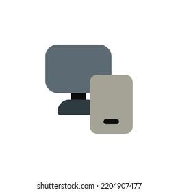 The electronic device theme icon is suitable for your web, application, and additional projects
