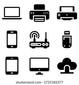 Electronic devices and cloud storage laptop printer